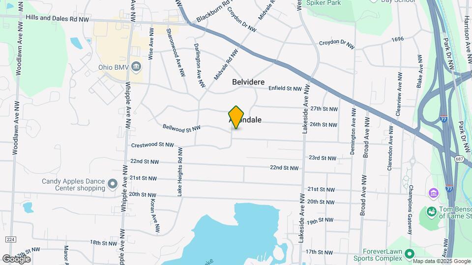 2510 Ridgedale Ave NW Map and Location Details