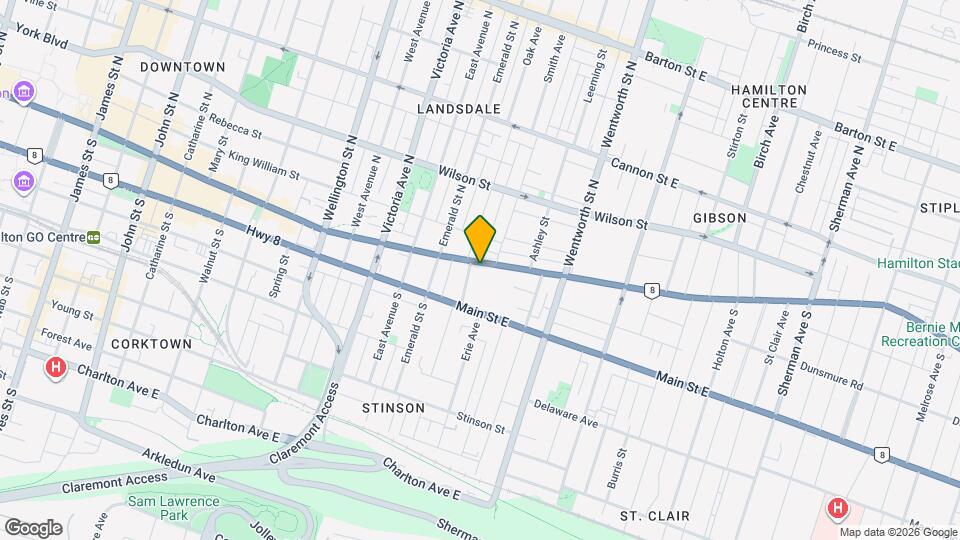 524 King St E Map and Location Details