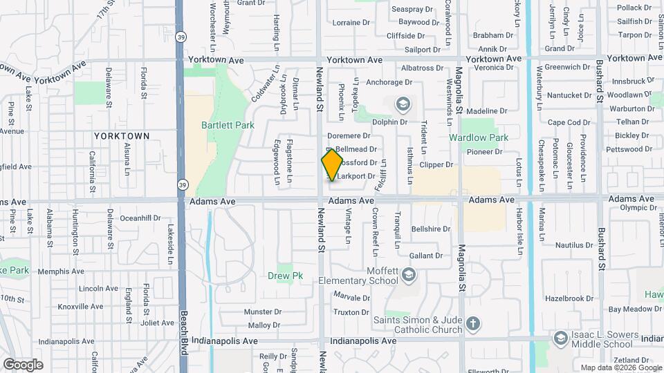 8541 Lowmead Dr Map and Location Details