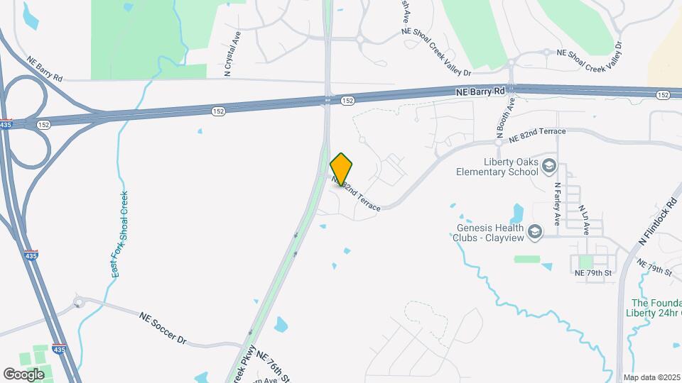 8111 N Sycamore Ave Map and Location Details