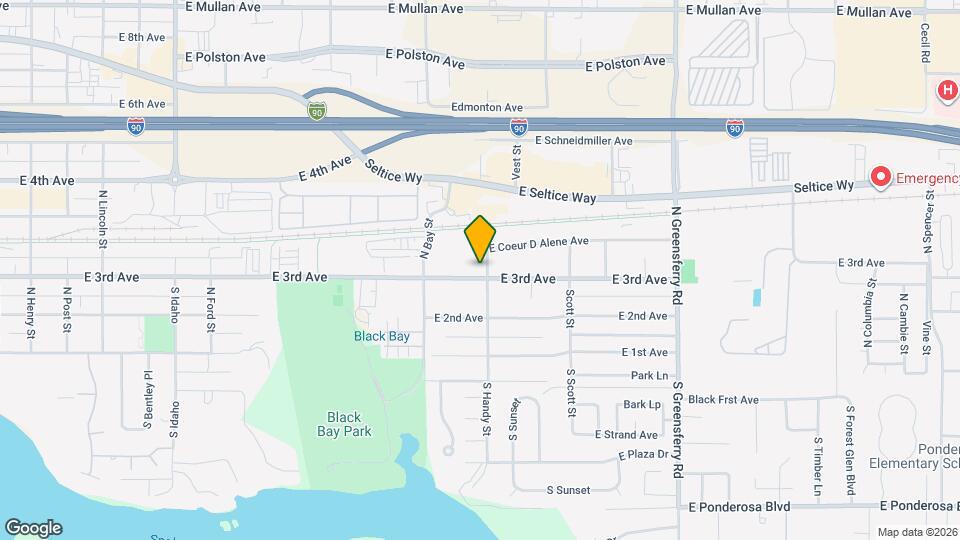 1519 E 3rd Ave, Unit C Map and Location Details