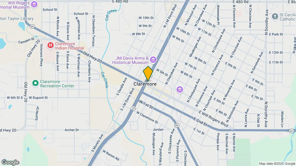 Will Rogers Apartments Mapa y Detalles de la Ubicación