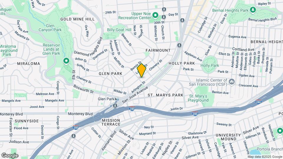 489 Chenery St Map and Location Details
