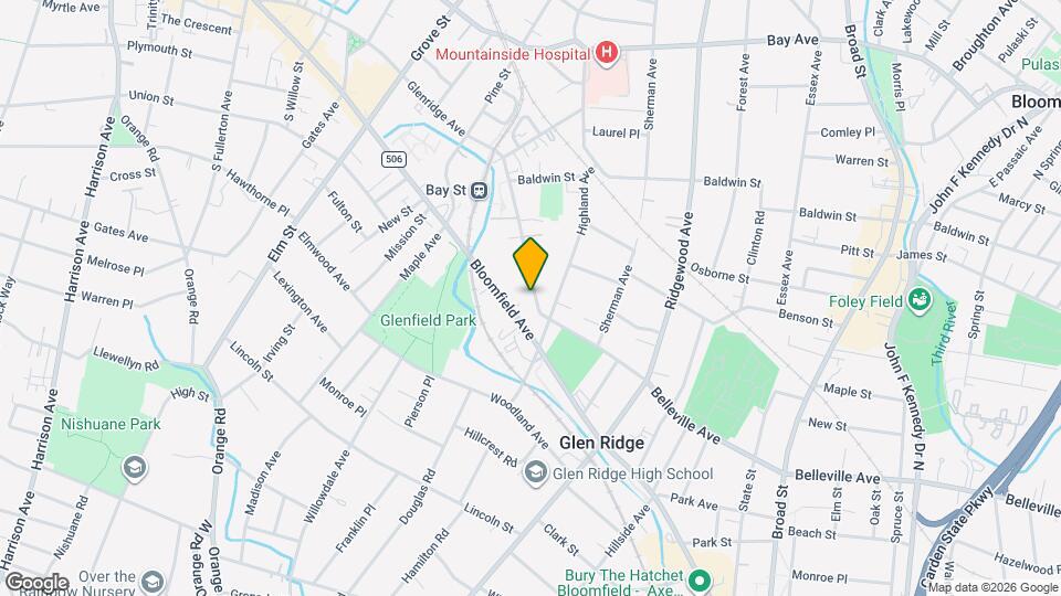 100 Glenridge Ave Map and Location Details