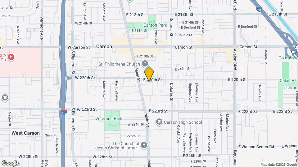 22024 Main St Mapa y Detalles de la Ubicación