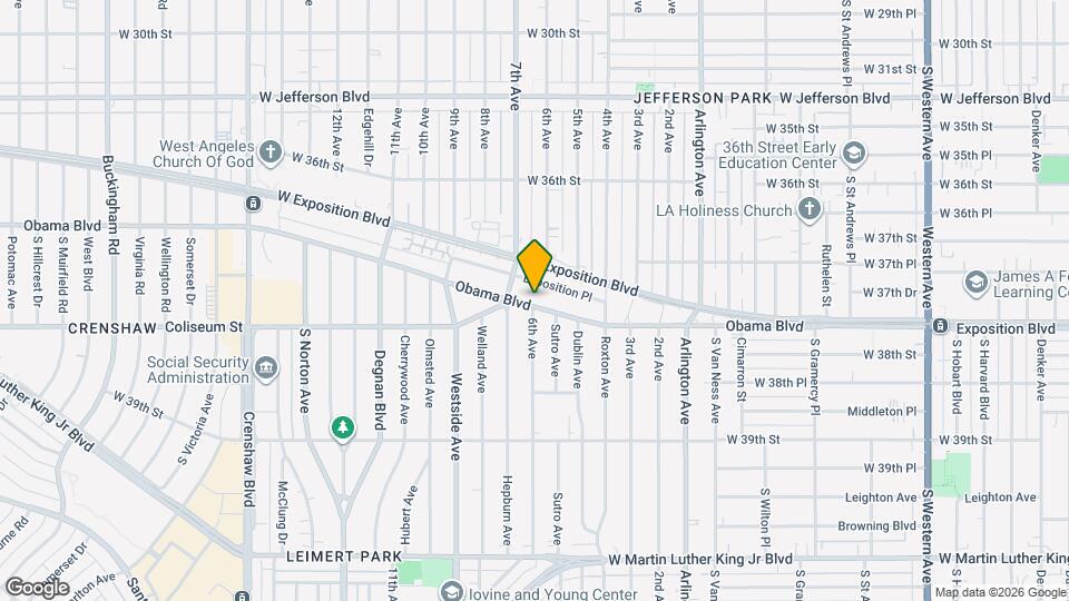 2601 Obama Blvd Map and Location Details