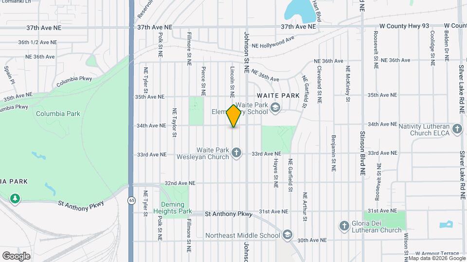 3351 Lincoln St NE Mapa y Detalles de la Ubicación