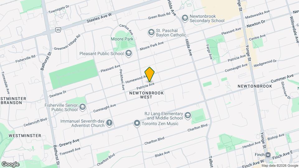 256 Patricia Ave Map and Location Details