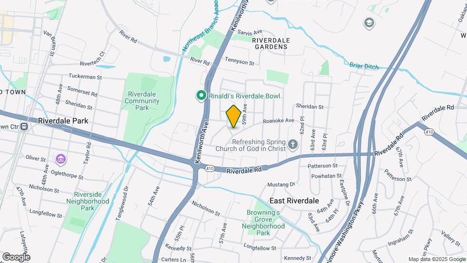 5800 Roanoke Ave Map and Location Details