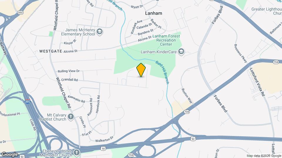 9216 Crandall Rd Map and Location Details