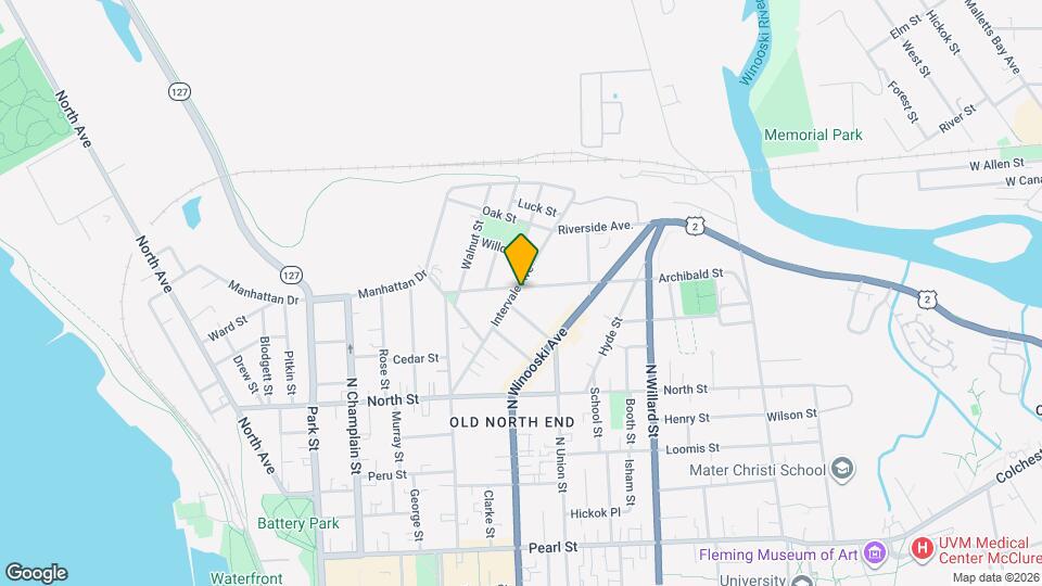 122 Intervale Ave, Unit 2 Mapa y Detalles de la Ubicación