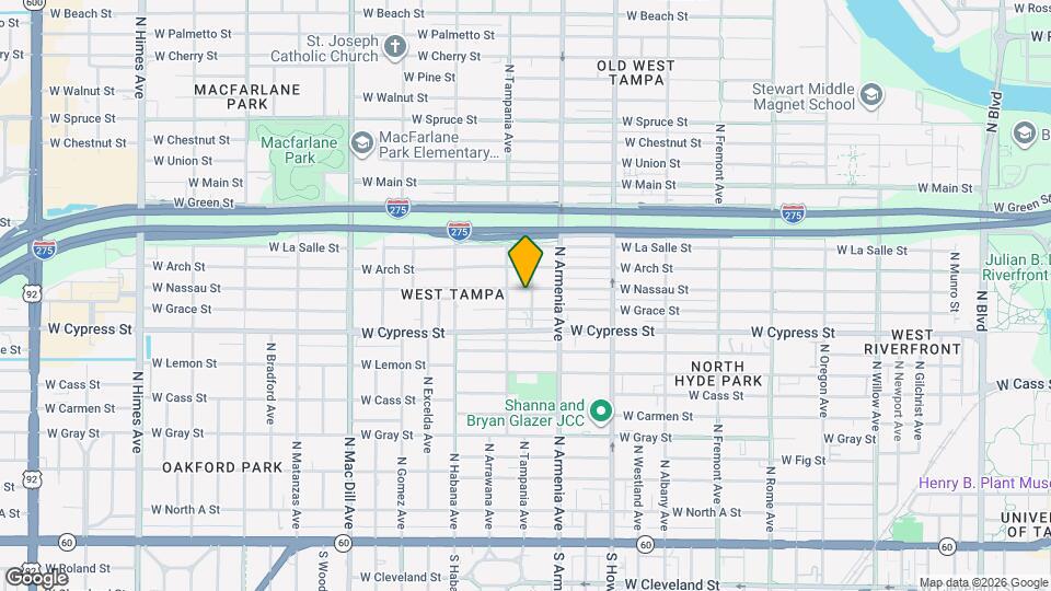 2602 W Nassau St Map and Location Details