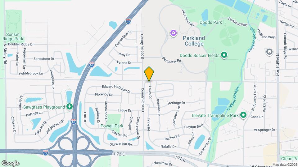 1115 Laura Dr, Unit 1 Map and Location Details