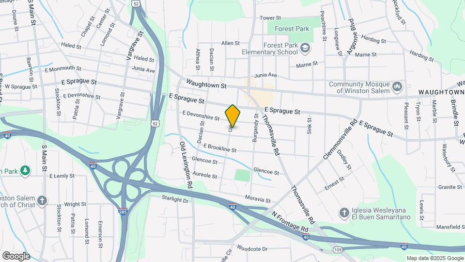 2417 Urban St Map and Location Details