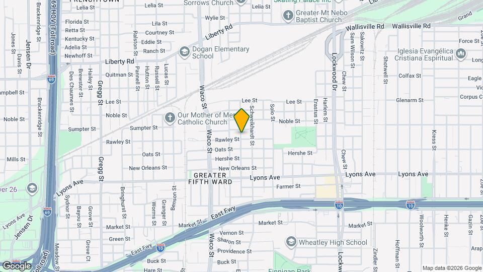 2010 Yates St Map and Location Details