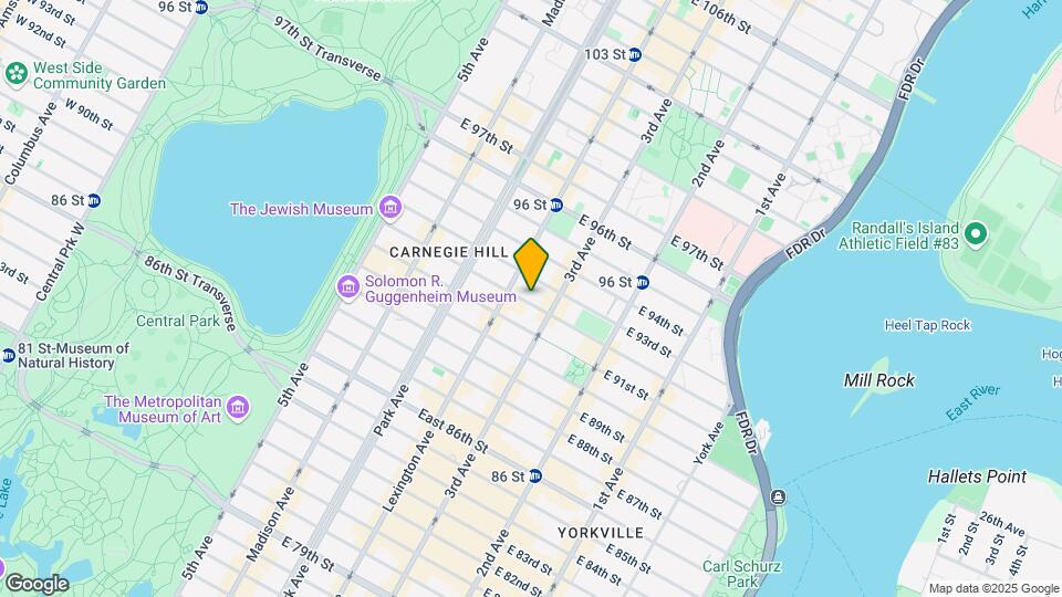 155 E 92ND ST Map and Location Details