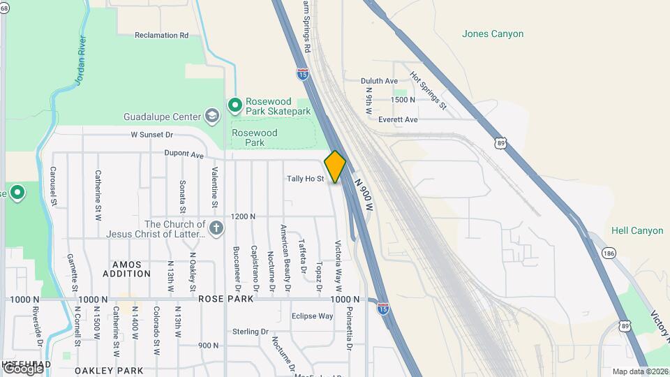 1252 N Victoria Way Mapa y Detalles de la Ubicación