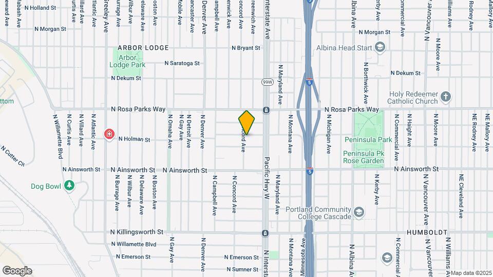 6226 N Concord Ave Map and Location Details