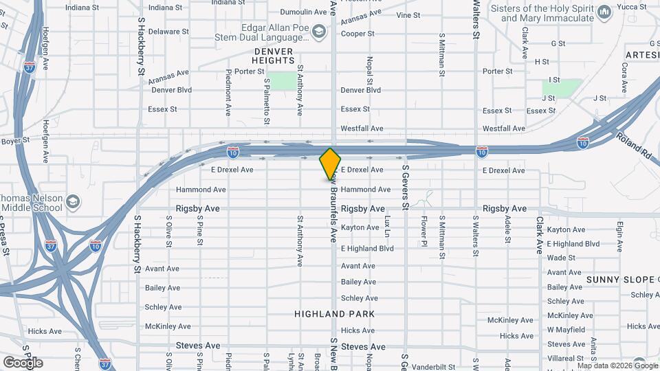 647 Hammond Ave Map and Location Details