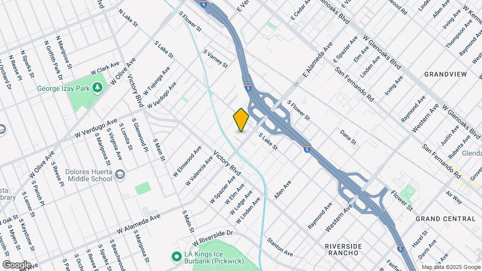 225 W Alameda Ave Mapa y Detalles de la Ubicación