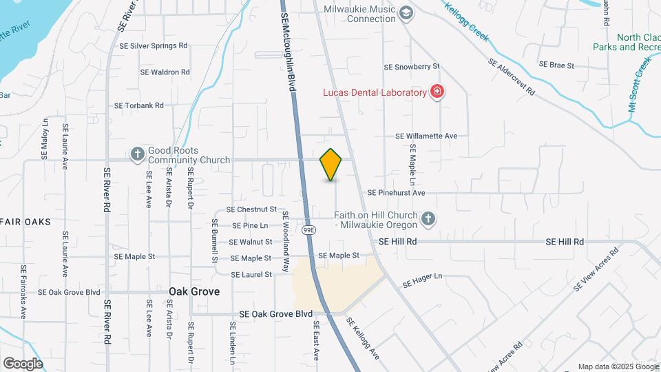 14095 SE Redwood Ave Map and Location Details