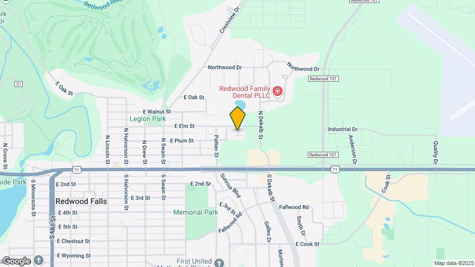 PARKSIDE TOWNHOMES OF REDWOOD FALLS Map and Location Details