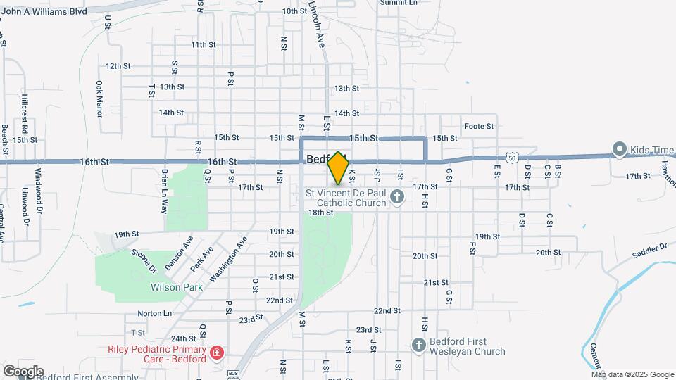 1118 17th St Map and Location Details