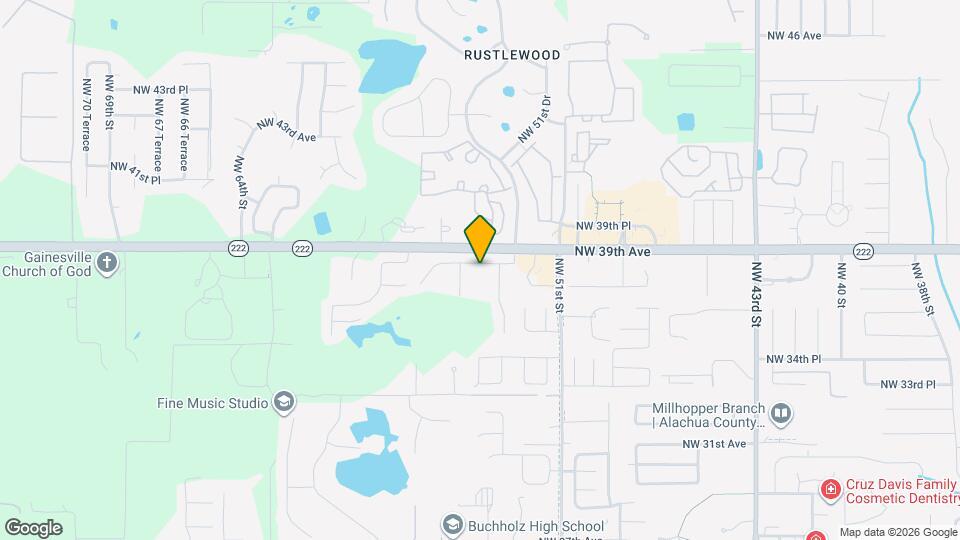 5415 NW 38th Pl Map and Location Details