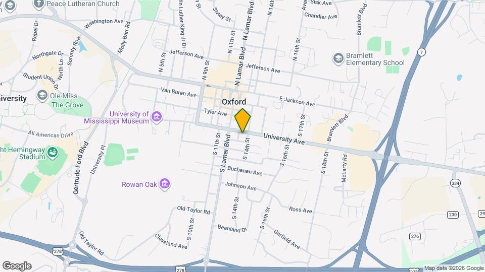 1310 University Ave Map and Location Details