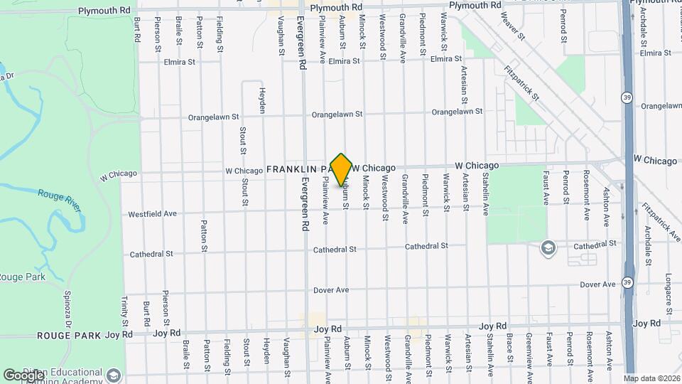 9341 Auburn St Map and Location Details