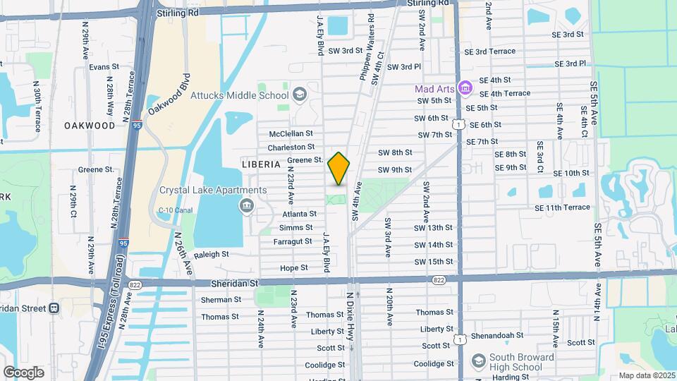 707 SW 10th St Map and Location Details