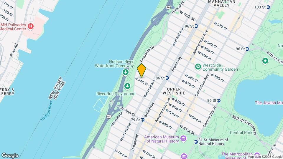 337 W 84th St Map and Location Details