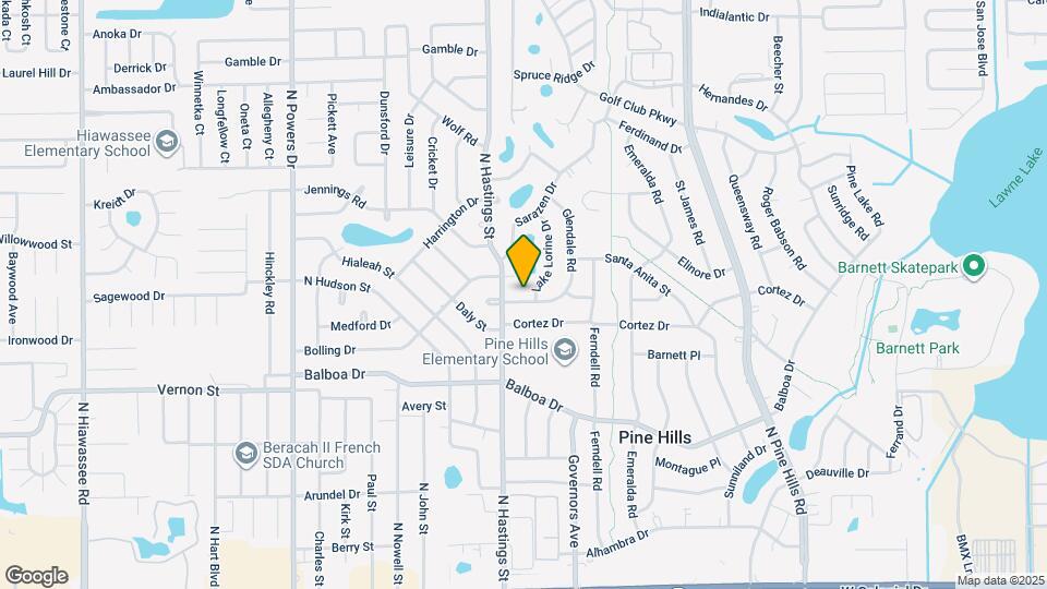 5717 Lawndale Rd Map and Location Details
