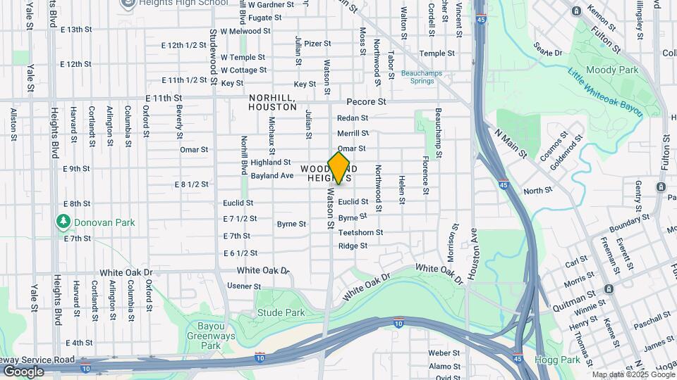 722 Woodland St Map and Location Details
