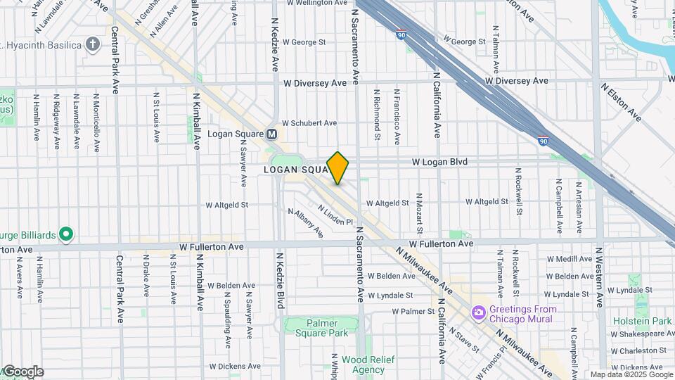 2511 N Milwaukee Ave Map and Location Details