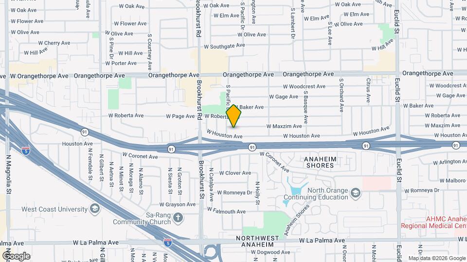 1636 W Maxzim Ave Map and Location Details