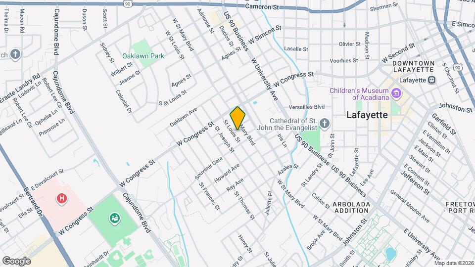 716 Saint Louis St, Unit 716 Saint Louis Street Map and Location Details