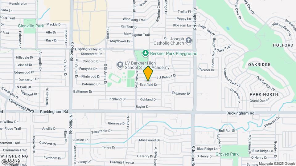 1813 Eastfield Dr Map and Location Details