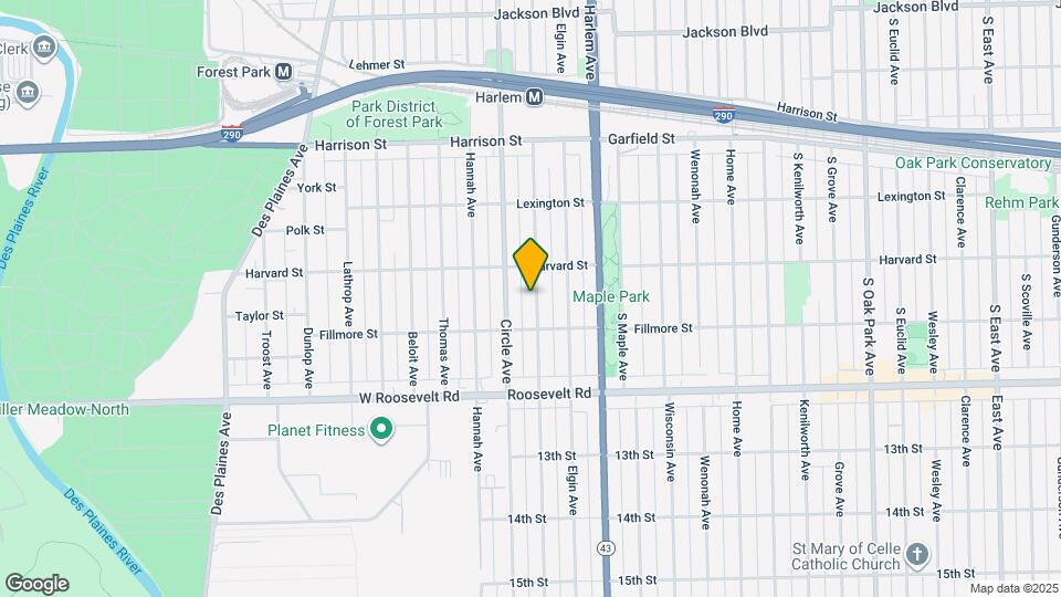 1021 Marengo Ave Map and Location Details