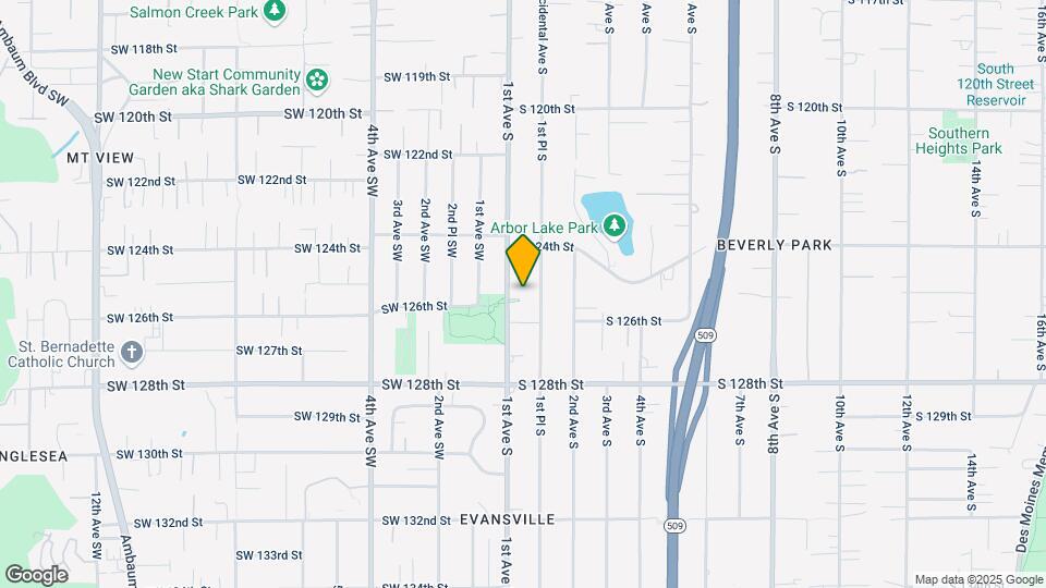 12452 1st. Ave S Mapa y Detalles de la Ubicación