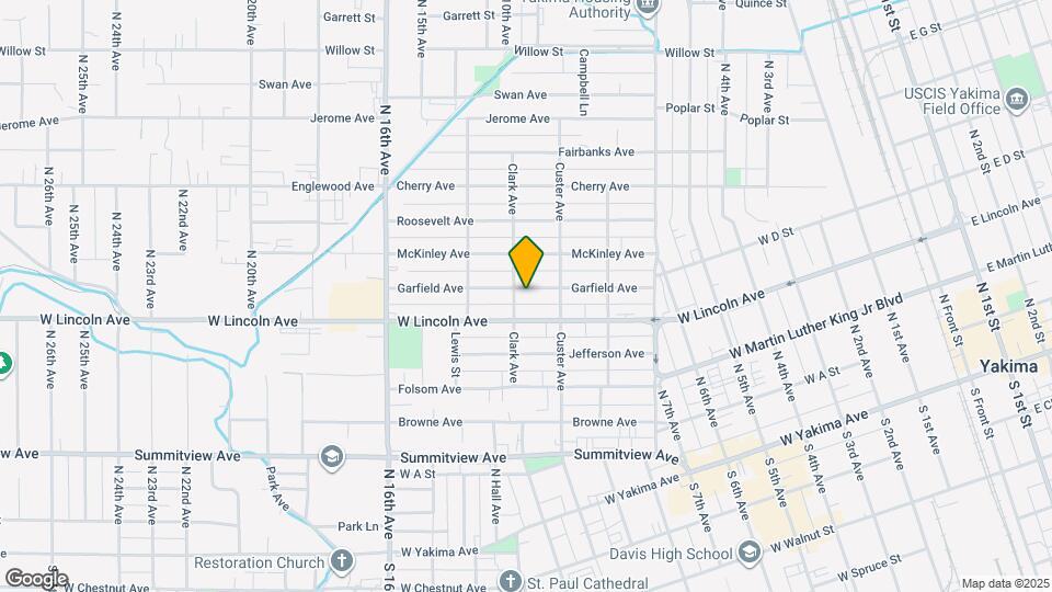 1316 Garfield Ave Map and Location Details