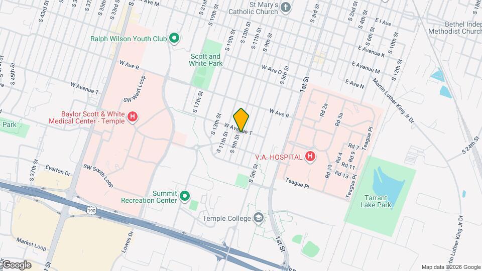 2007 S 9th St Map and Location Details