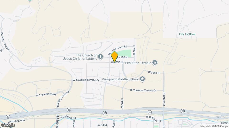 617 W 4050 N Map and Location Details