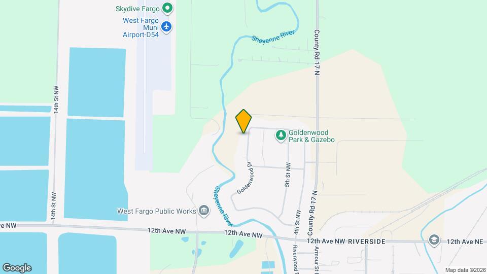 1360 Goldenwood Dr Map and Location Details
