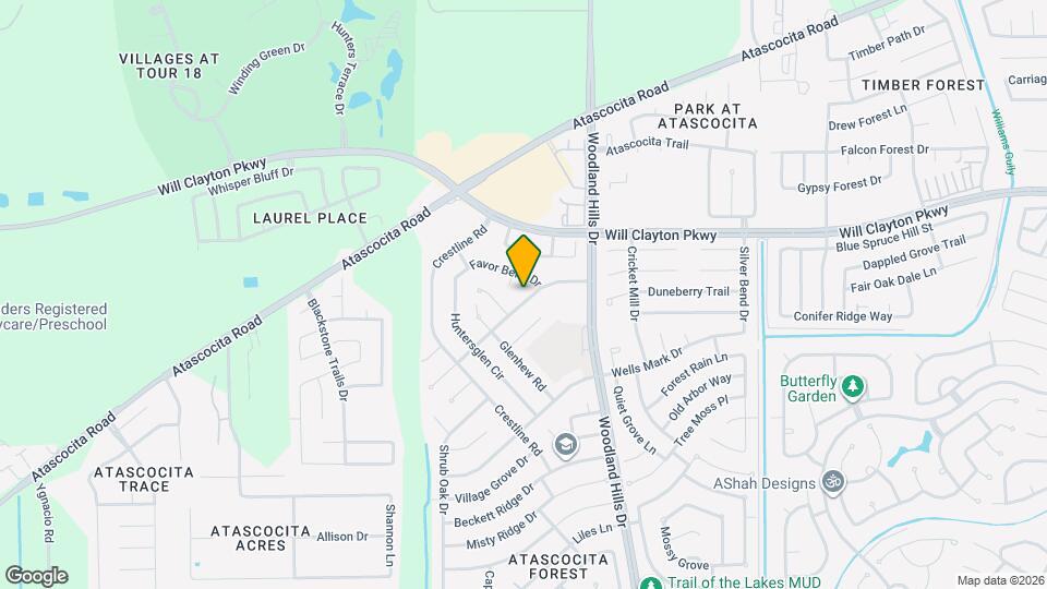 3919 Wintergreen Dr Map and Location Details