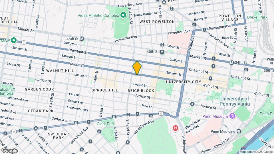 4104 Walnut St Map and Location Details