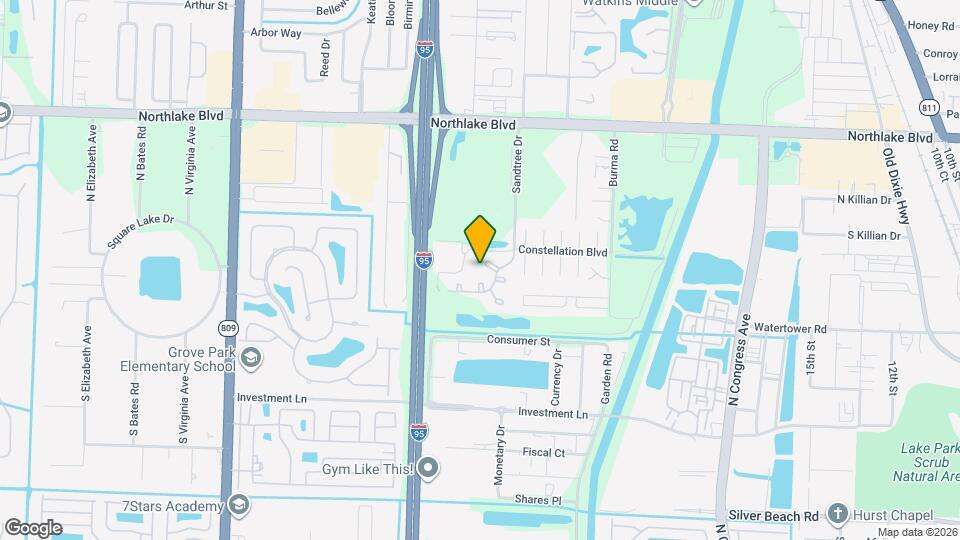 321 Sandtree Dr Map and Location Details