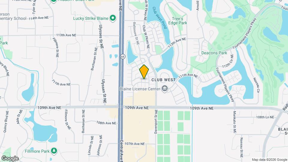 1509 111th Dr NE, Unit D Map and Location Details