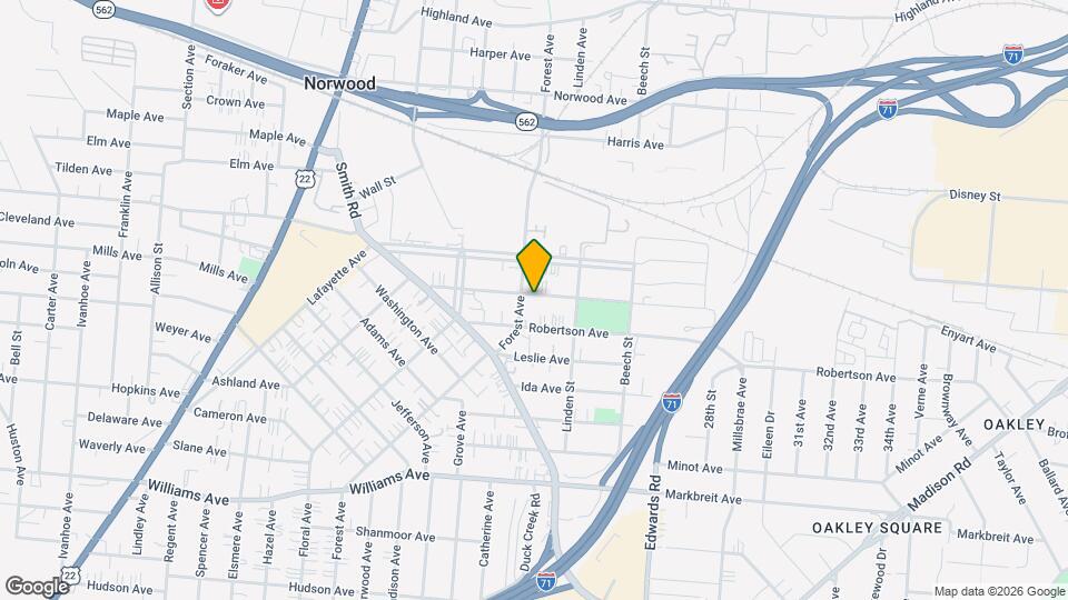 2409 Kenilworth Ave Map and Location Details