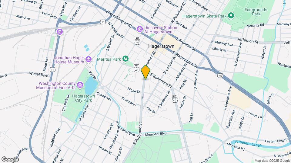242 S Potomac St Map and Location Details